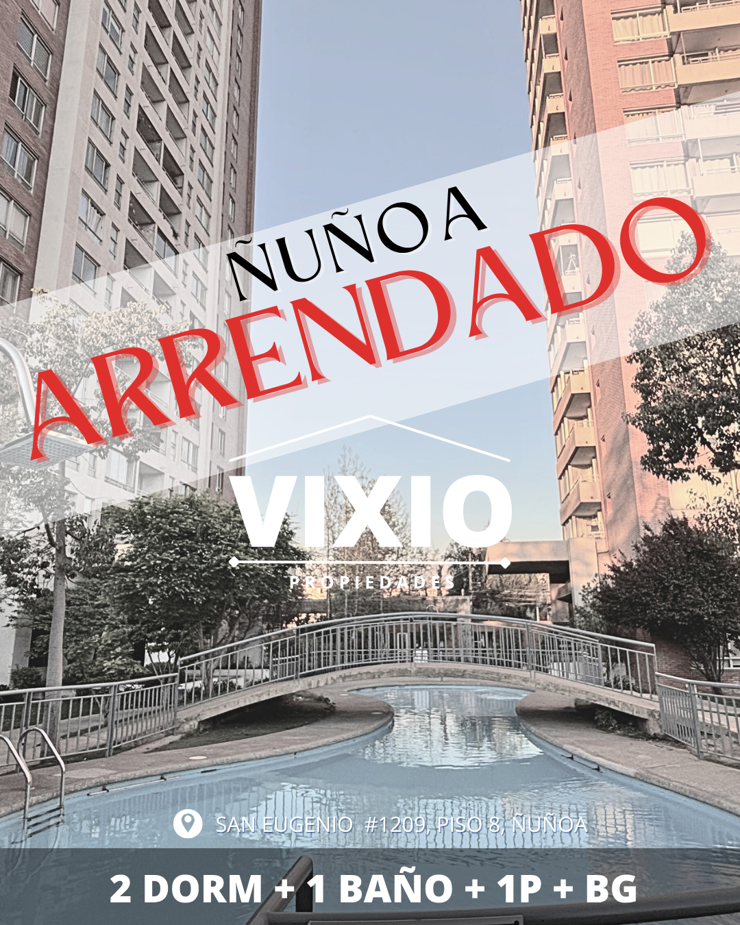 Arriendo Departamento En San Eugenio Ñuñoa