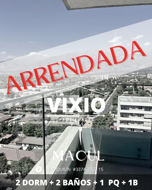 Arriendo Macul Departamento Amplio E Iluminado