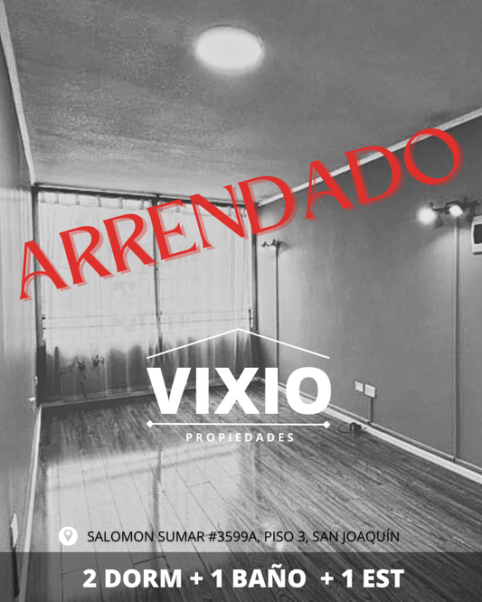 Arriendo San Joaquin 2 Amplios Dormitorios Y Estacionamiento