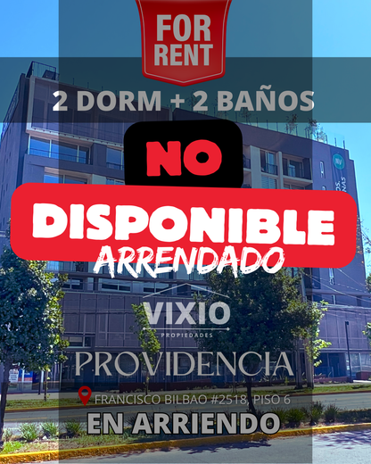 Departamento En Arriendo En Providencia 2 habitaciones