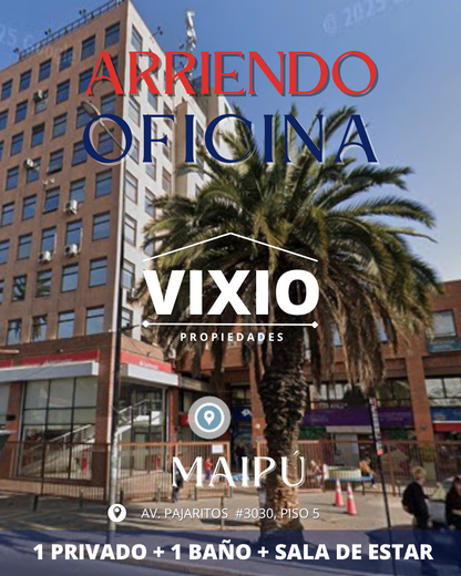 Oficina En Arriendo Maipu Pajaritos con estacionamiento