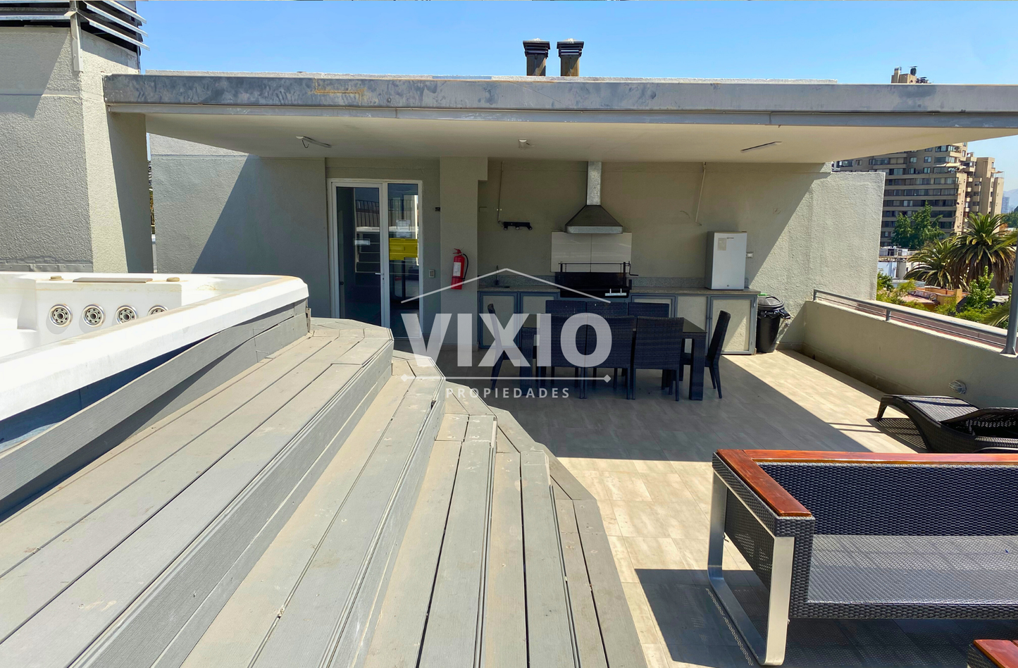 Arriendo Ñuñoa Amoblado 1 Dormitorio Estacionamiento