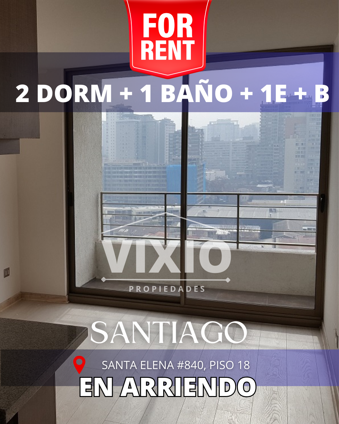 Departamento Metro Irarrazabal 2 Dormitorios 1 Baño E Y B