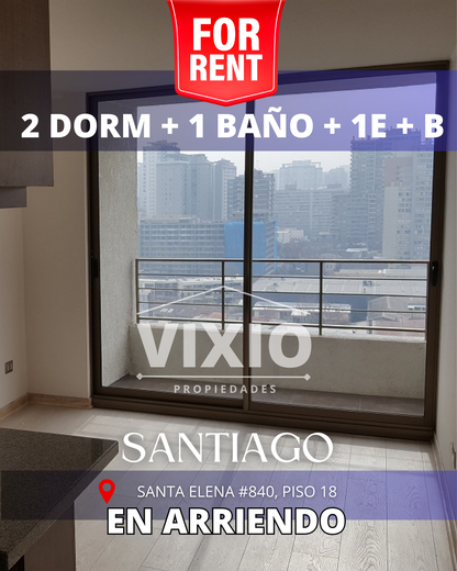 Departamento Metro Irarrazabal 2 Dormitorios 1 Baño E Y B