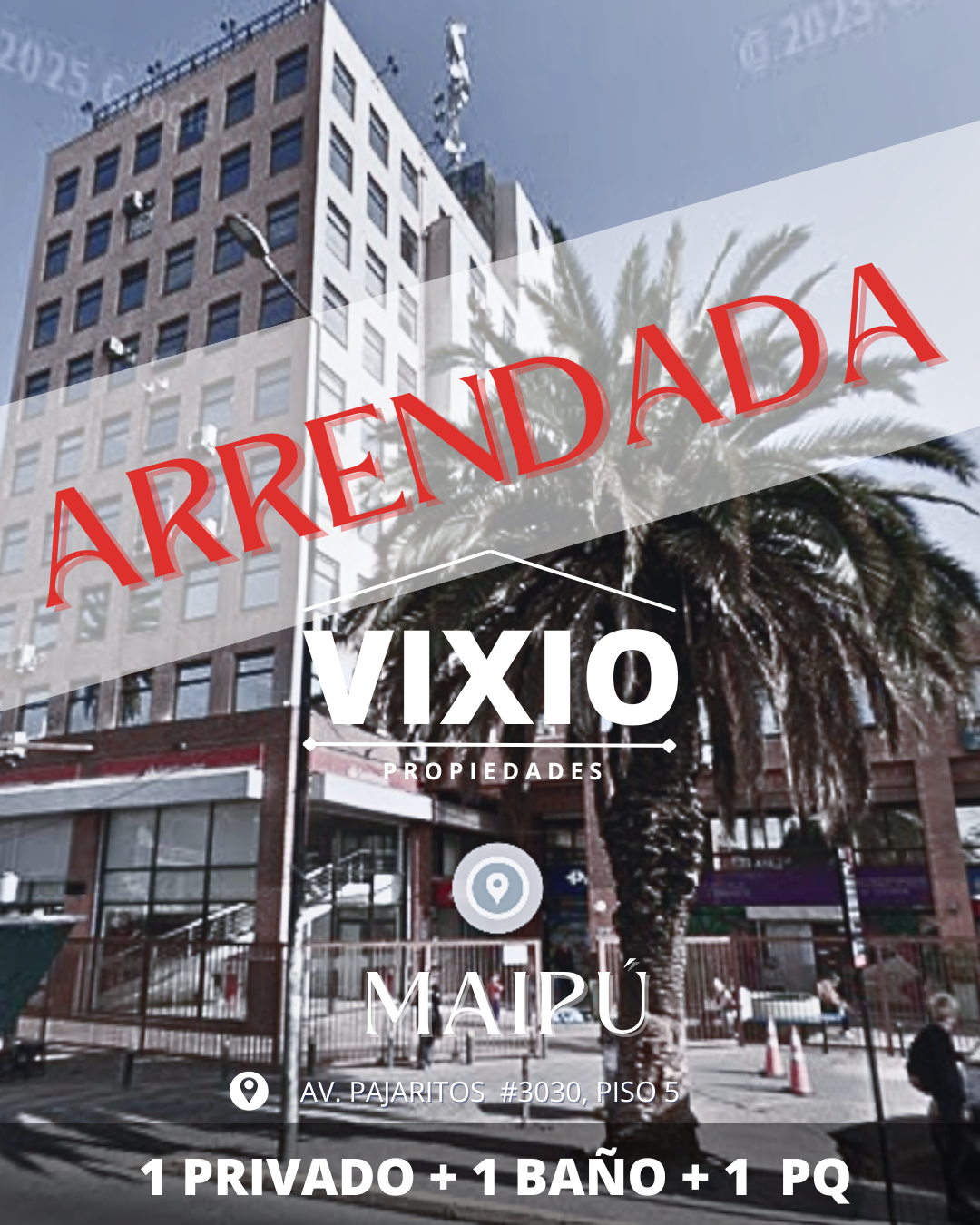 Oficina En Arriendo Maipu Pajaritos con estacionamiento