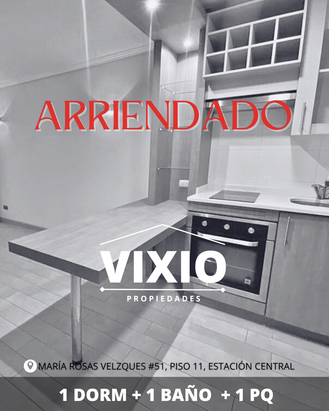 Arriendo Estacion Cental Las Rejas 1 Dormitorio Y Parking