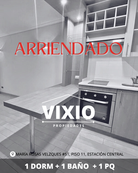 Arriendo Estacion Cental Las Rejas 1 Dormitorio Y Parking